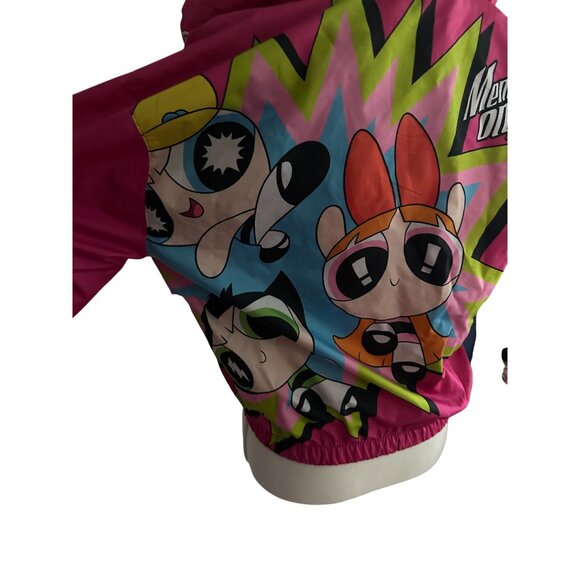 MEMBERS ONLY x Powerpuff  Girls Hoodie Windbreaker Jacket Size Small - Picture 5 of 7
